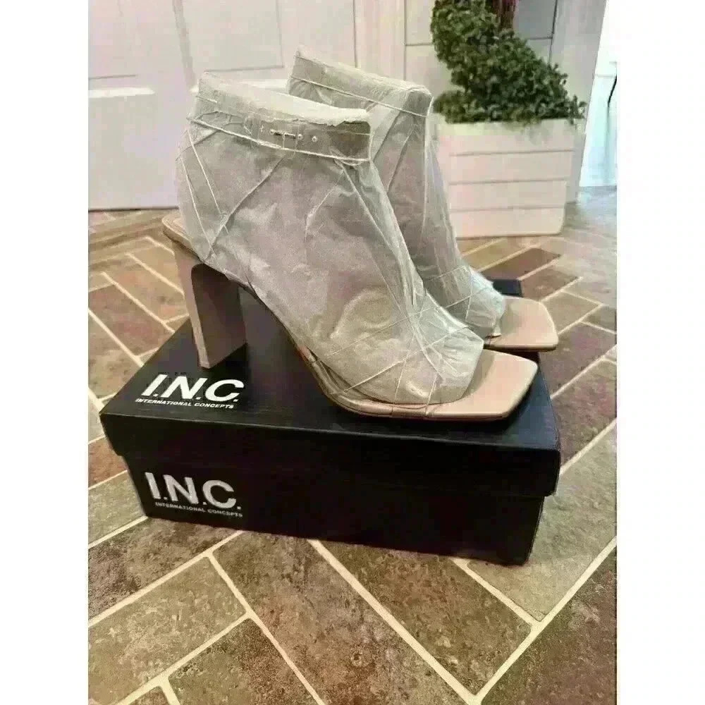 INC Clear Vinyl Heels size 11 NWB